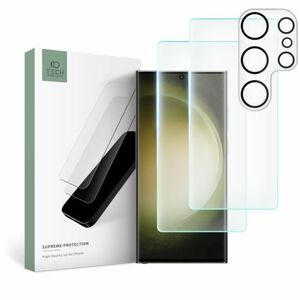 Tech-Protect Supereme Set ochranné sklo na Samsung Galaxy S23 Ultra vyobraziť