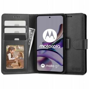 Tech-Protect Wallet knižkové puzdro na Motorola Moto G13 / G23 / G53 5G, čierne vyobraziť