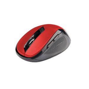 C-TECH myš WLM-02, čierno-červená, bezdrôtová, 1600DPI, 6 tlačidiel, USB nano receiver vyobraziť