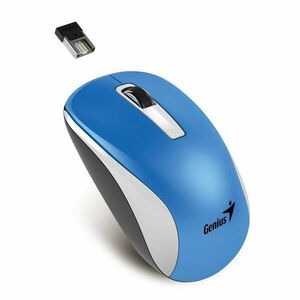 GENIUS myš NX-7010 WhiteBlue Metallic/ 1200 dpi/ Blue-Eye senzor/ bezdrôtová/ modrá vyobraziť