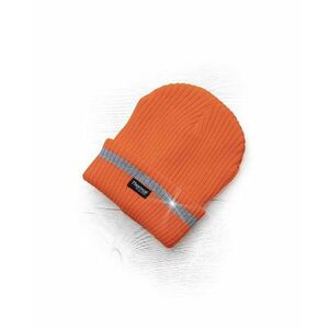 Zimná čiapka pletená fleece ARDON®SPARK s reflex. pruhom oranžová vyobraziť