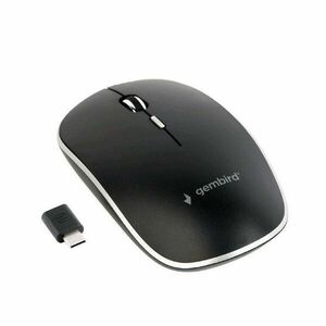 GEMBIRD myš MUSW-4BSC-01, bezdrôtová, USB Type-C receiver, čierna vyobraziť