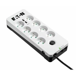 Eaton Protection Box 8 Tel @ USB FR, prepäťová ochrana, 8 zásuviek, 2x USB nabíjačka, 1m vyobraziť