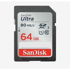 SanDisk SDXC karta 64GB Ultra (100MB/s Class 10 UHS-I) vyobraziť