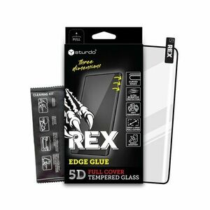 Ochranné sklo Sturdo Rex Motorola Edge 40 Pro, celotvárové - čierne vyobraziť