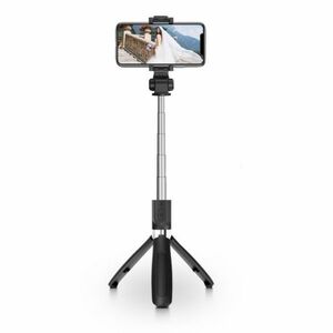 Tech-Protect L01S bluetooth selfie tyč so statívom, čierna vyobraziť