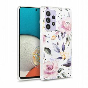 Tech-Protect Floral silikónový kryt na Samsung Galaxy A53 5G, biely vyobraziť