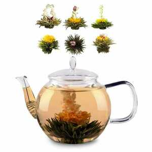 Feelino Bedida, čajník, 1300 ml, vrátane 6 čajových ruží, mix vyobraziť