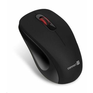 CONNECT IT "MUTE" bezdrôtová optická tichá myš, USB, (+ 1x AA batéria zadarmo), čierna vyobraziť