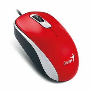 GENIUS myš DX-110, drôtová, 1000 dpi, USB, červená vyobraziť