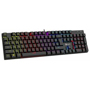 C-TECH mechanická klávesnica Morpheus, casual gaming, CZ/SK, červené spínače, RGB podsvietenie, USB vyobraziť
