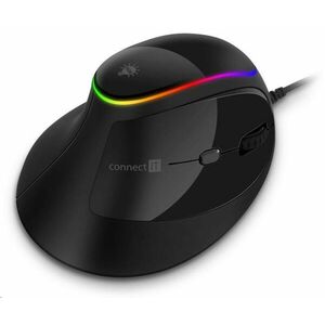 CONNECT IT GAME FOR HEALTH ergonomická vertikálna myš, drôtová, čierna vyobraziť
