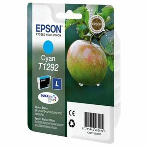 EPSON T1292 (C13T12924011) - originálna cartridge, azúrová, 485 strán vyobraziť