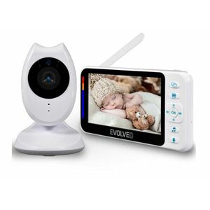 EVOLVEO Baby Monitor N4, HD LCD displej, IR prísvit, uspávací režim vyobraziť