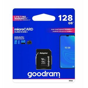 GOODRAM MicroSDXC karta 128GB M1AA, UHS-I Class 10, U1 + adaptér vyobraziť