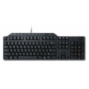 Keyboard DELL : US/Euro (QWERTY) KB-522 Wired Business Multimedia USB Keyboard Black (Kit) vyobraziť