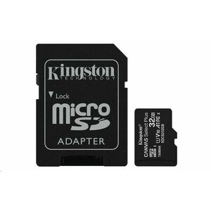 Kingston 32GB micSDHC Canvas Select Plus 100R A1 C10 Card + SD adaptér vyobraziť