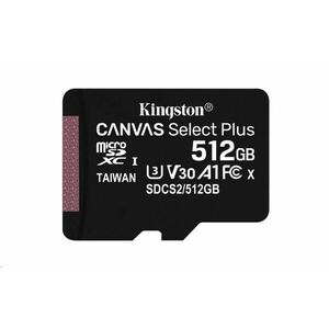 Kingston 512GB micSDXC Canvas Select Plus 100R A1 C10 - 1 ks vyobraziť