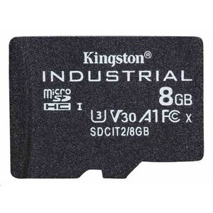Kingston 8GB microSDHC Industrial C10 A1 pSLC Card Single Pack vyobraziť