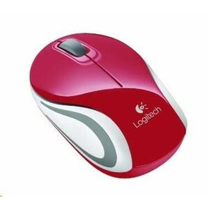 Logitech Wireless Mini Mouse M187, červená vyobraziť
