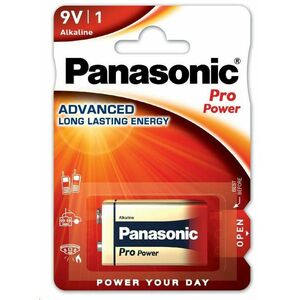 PANASONIC Alkalické batérie Pro Power 6LF22PPG/1BP 9V (Blister 1ks) vyobraziť