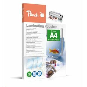 Peach Laminating Pouch A4 (216x303mm), 60mic, PPR060-02 vyobraziť