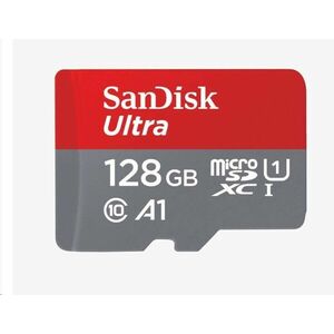 SanDisk MicroSDXC karta 128 GB Ultra (140 MB/s, A1 Class 10 UHS-I) + adaptér vyobraziť