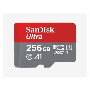 SanDisk MicroSDXC karta 256 GB Ultra (150 MB/s, A1 Class 10 UHS-I) + adaptér vyobraziť