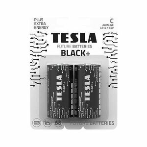 TESLA BATTERIES C BLACK+ (LR14 / BLISTER FOIL 2 PCS) vyobraziť