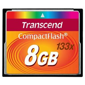 TRANSCEND Compact Flash 8GB (133x) vyobraziť