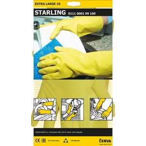 STARLING rukavice latexové - L vyobraziť