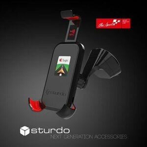 Stojan do auta NFC Sturdo Pro Sport, čierny + Sygic (pre Android) vyobraziť