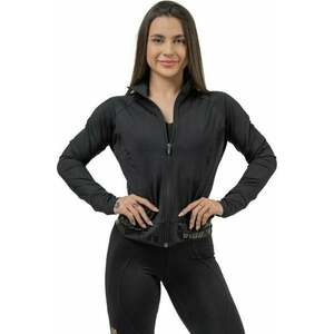 Nebbia Zip-Up Jacket INTENSE Warm-Up Black XS Fitness mikina vyobraziť