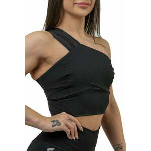 Nebbia High Support Sports Bra INTENSE Asymmetric Black XS Fitness bielizeň vyobraziť