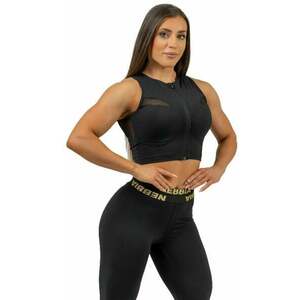 Nebbia Compression Push-Up Top INTENSE Mesh Black XS Fitness tričko vyobraziť