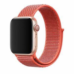BStrap Nylon remienok na Apple Watch 42/44/45mm, Coral Pink (SAP005C23) vyobraziť