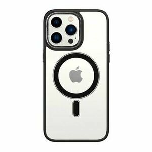 Puzdro Tel Protect Magsafe Clear iPhone 14 Pro Max - čierne vyobraziť