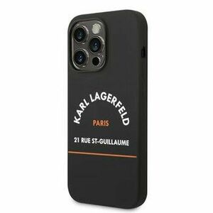 Puzdro Karl Lagerfeld® Rue St Gullaume iPhone 14 Pro Max - čierne vyobraziť