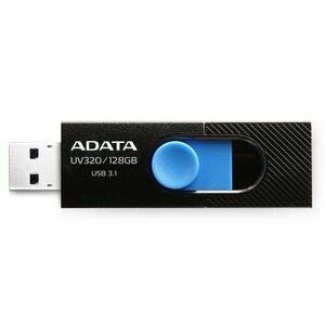 USB kľúč ADATA UV320 128GB USB 3.1 Modro-čierny vyobraziť