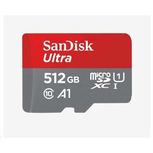 SanDisk MicroSDXC karta 512GB Ultra (100MB/s, Class 10, Android) + adaptér vyobraziť