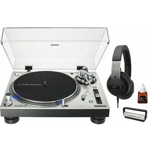 Audio-Technica Bedroom DJ Promo Silver SET Strieborná DJ Gramofón vyobraziť
