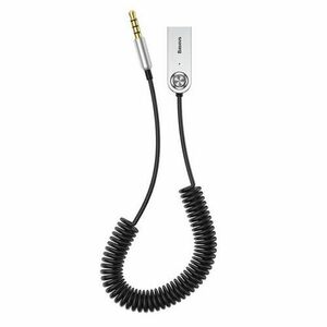 Adaptér/kábel Baseus AUX/USB Strieborný vyobraziť
