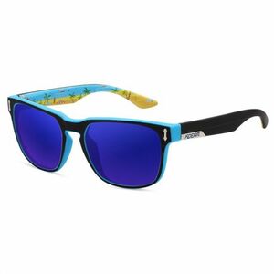 KDEAM Andover 6 slnečné okuliare, Black & Pattern / Blue (GKD027C06) vyobraziť