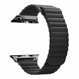 BStrap Leather Loop remienok na Apple Watch 38/40/41mm, Black (SAP010C02) vyobraziť