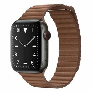 BStrap Leather Loop remienok na Apple Watch 38/40/41mm, Brown (SAP010C06) vyobraziť