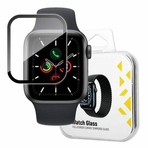 MG Watch Glass Hybrid ochranné sklo na Apple Watch 4/5/6/SE 40mm, čierne vyobraziť