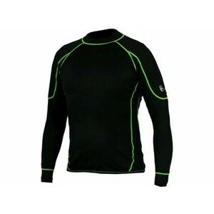 Pánske funkčné tričko REWARD, dl. rukáv, čierno-zelené, vel. XL vyobraziť