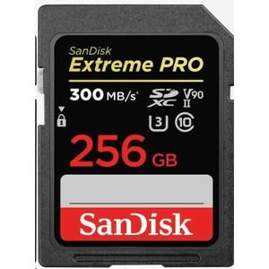 SanDisk SDHC karta 256 GB Extreme PRO (300 MB/s, Class 10, UHS-II U3 V90) vyobraziť
