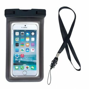 MG Swimming Bag vodotesné puzdro na mobil 6.7'', čierne vyobraziť
