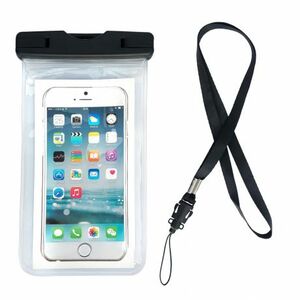MG Swimming Bag vodotesné puzdro na mobil 6.7'', priesvitné vyobraziť